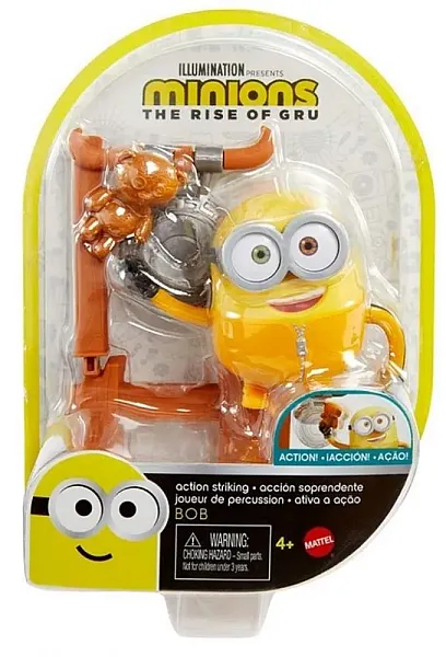 MINIONS THE RISE OF GRU ACTION FIGURE - STRIKING BOB 7CM